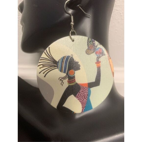 Afrocentric Earrings   - Picture 2 of 2